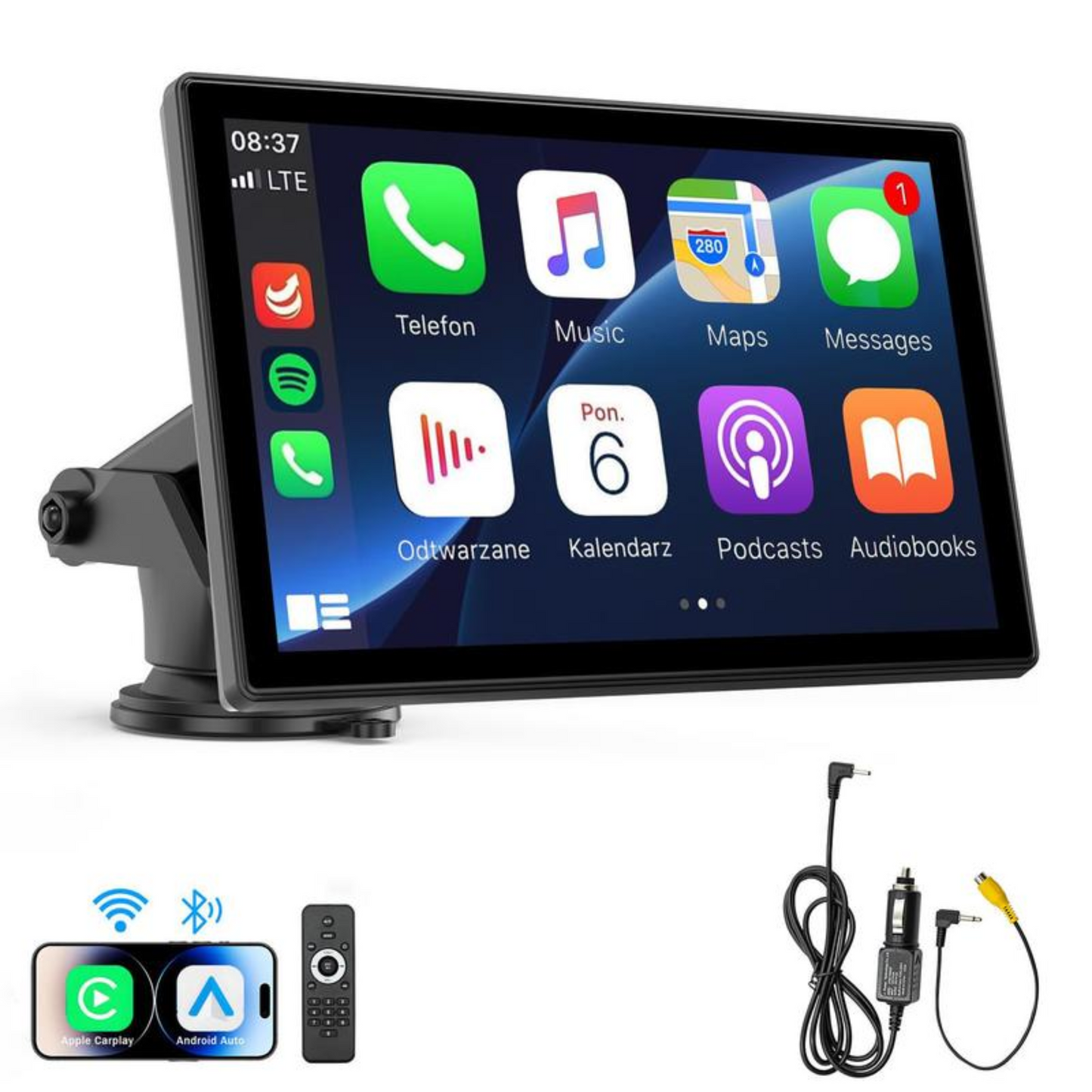 Pantalla táctil 7'' CarPlay